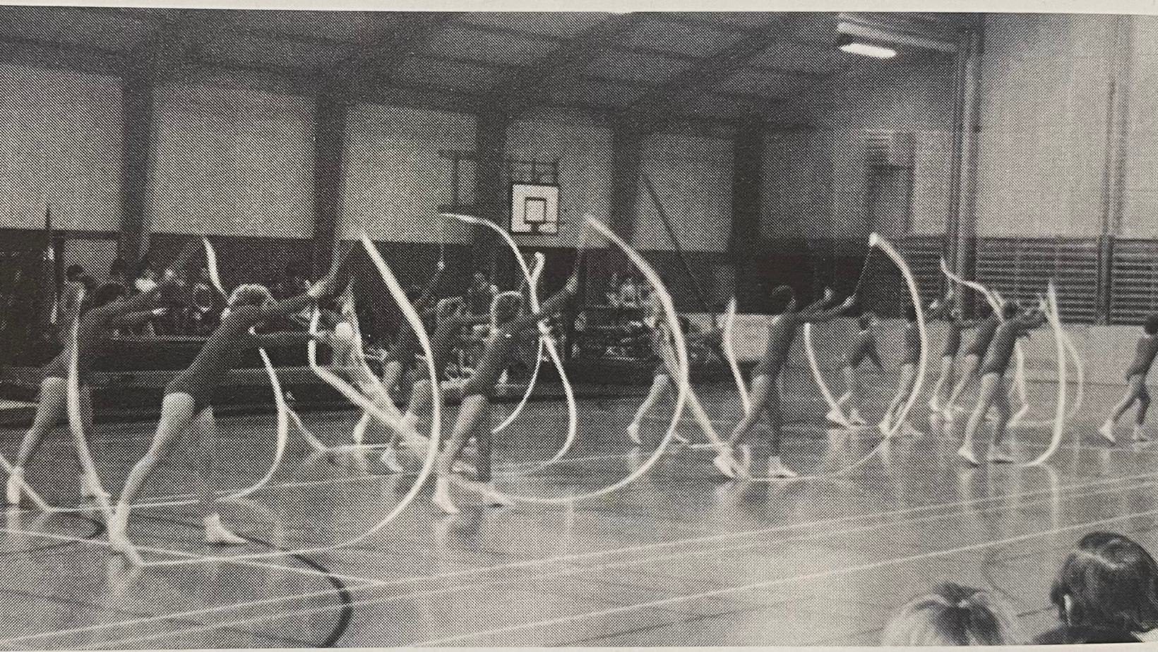 Opvisning i Hyllehøjhallen 1986